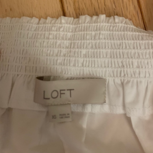 NWT Loft white off the shoulder top - Picture 5 of 10